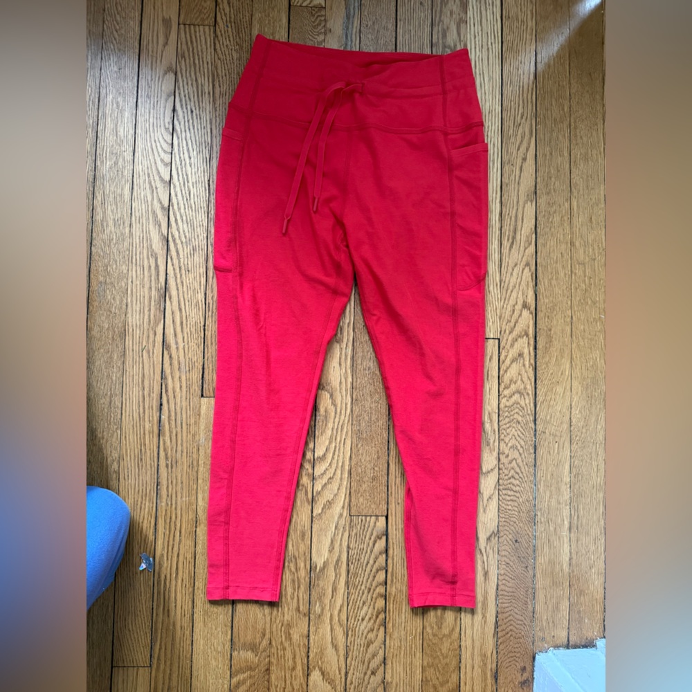 Beyond Yoga Red Leggings - Size XL - NWOT